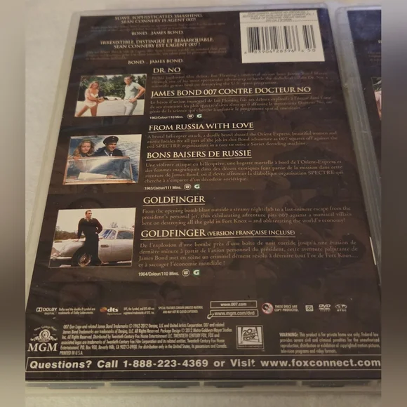 DVDs - Sean Connery 007 Collection Volumes 1 & 2 - Picture 4 of 12